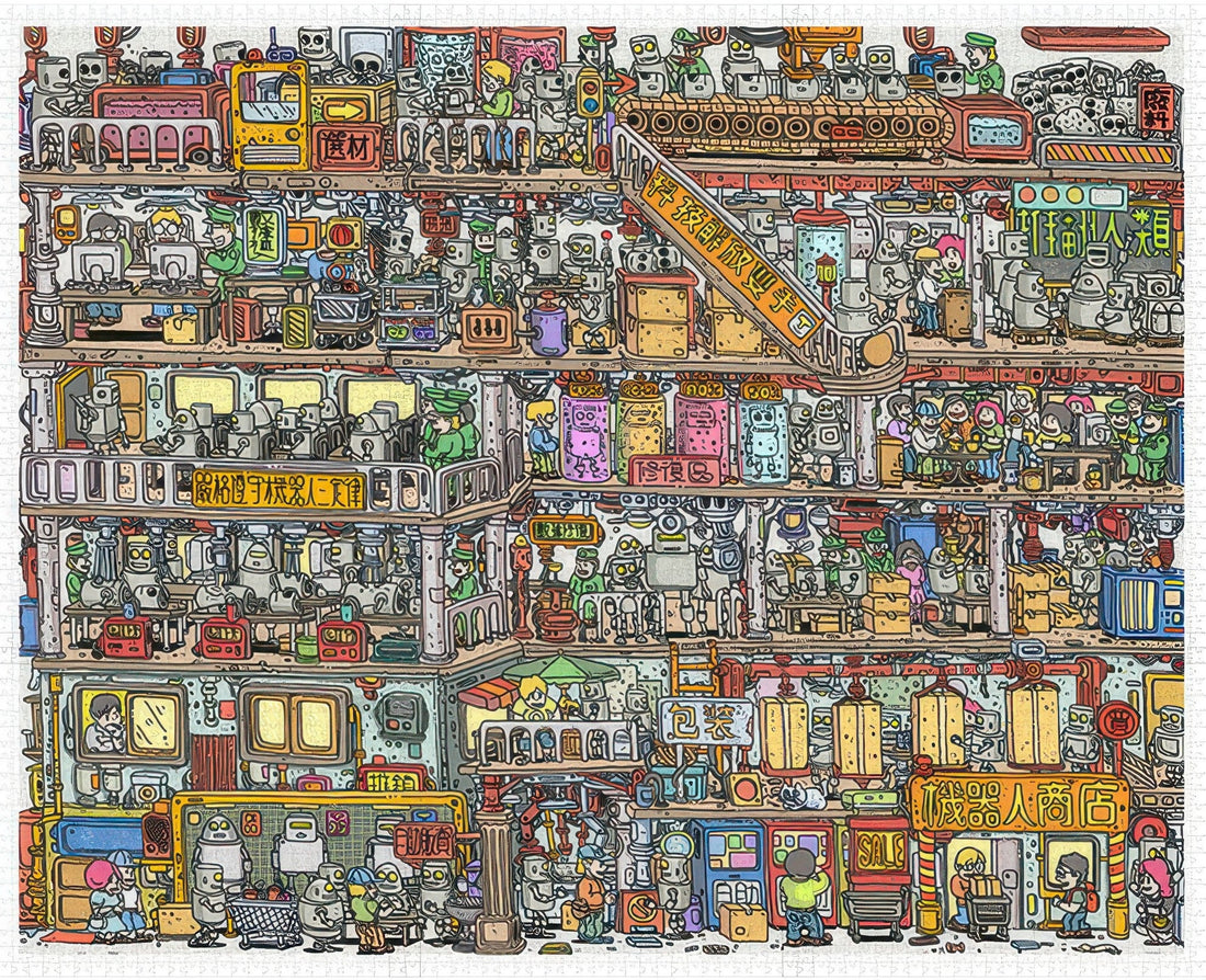 pintoo-h2646-45-fatfishboy---robot-factory-4500-pieces-jigsaw-puzzle