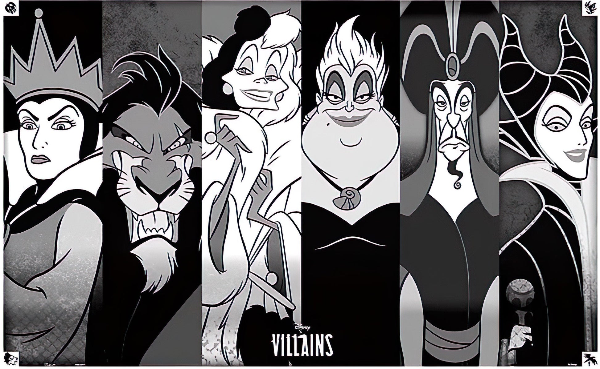 Pintoo • Disney Villains　1000 PCS　Plastic　Jigsaw Puzzle