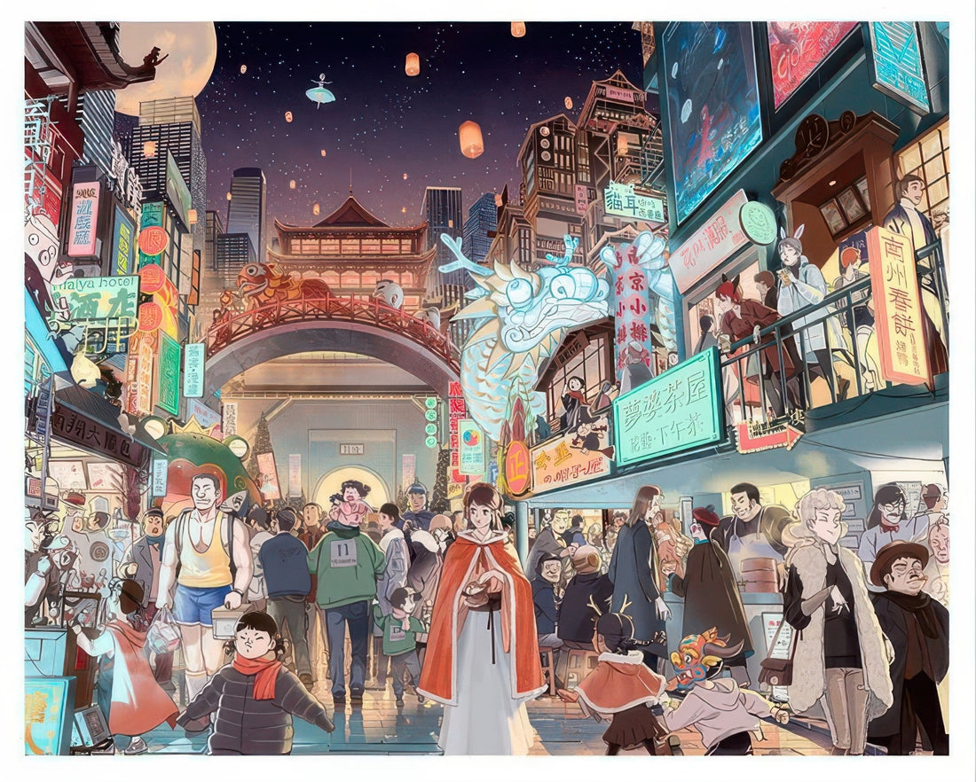 pintoo-h2838-whimsical-ideas---mai-ya---wonderful-tale-of-first-snow-2000-pieces-jigsaw-puzzle