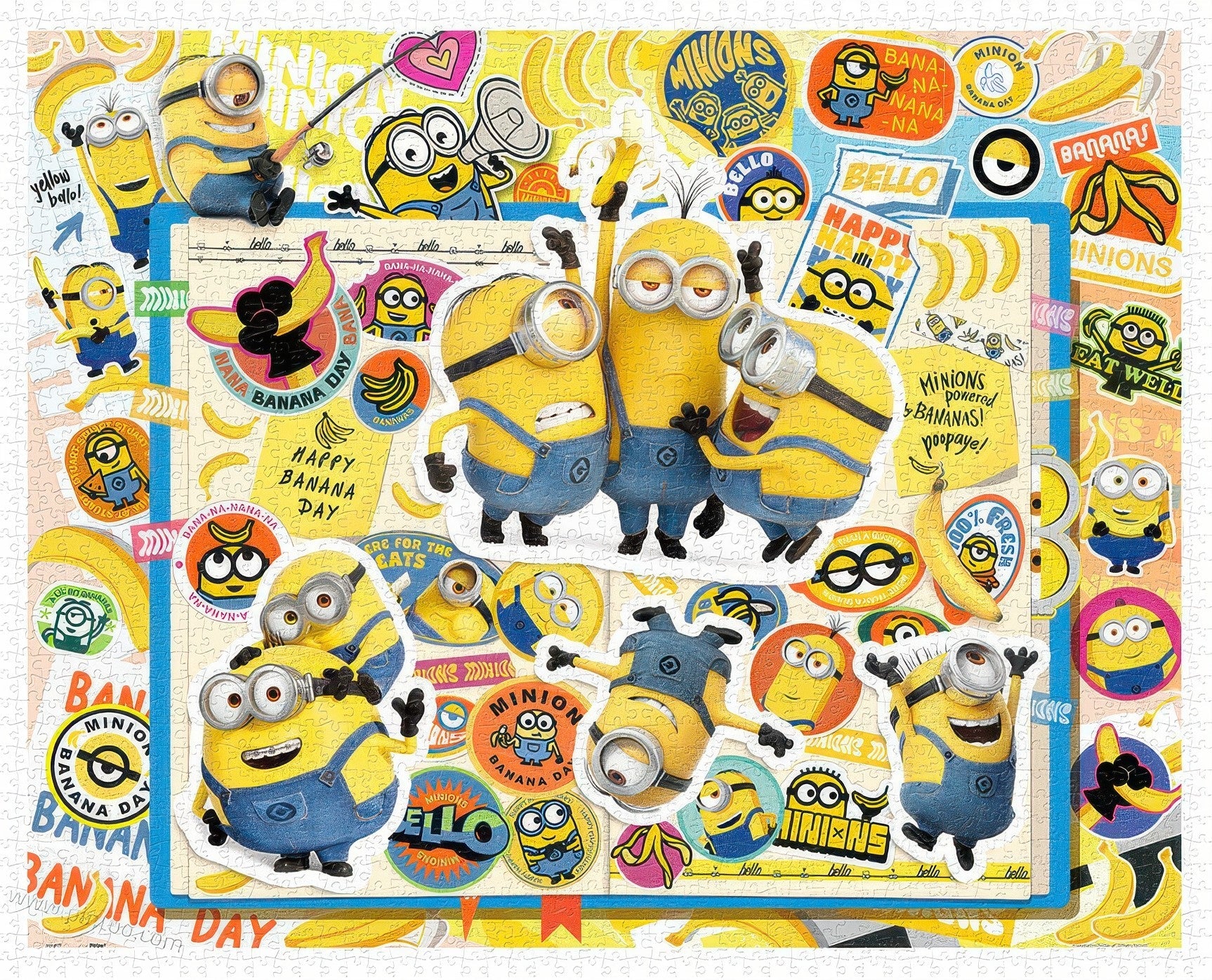 pintoo-h2914-minions---carnival-banana-festival-2000-pieces-jigsaw-puzzle