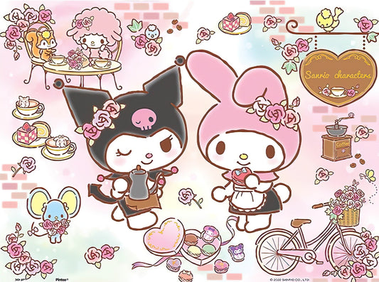 Pintoo • My Melody • Deacon Coffee Shop　300 PCS　Plastic　Jigsaw Puzzle