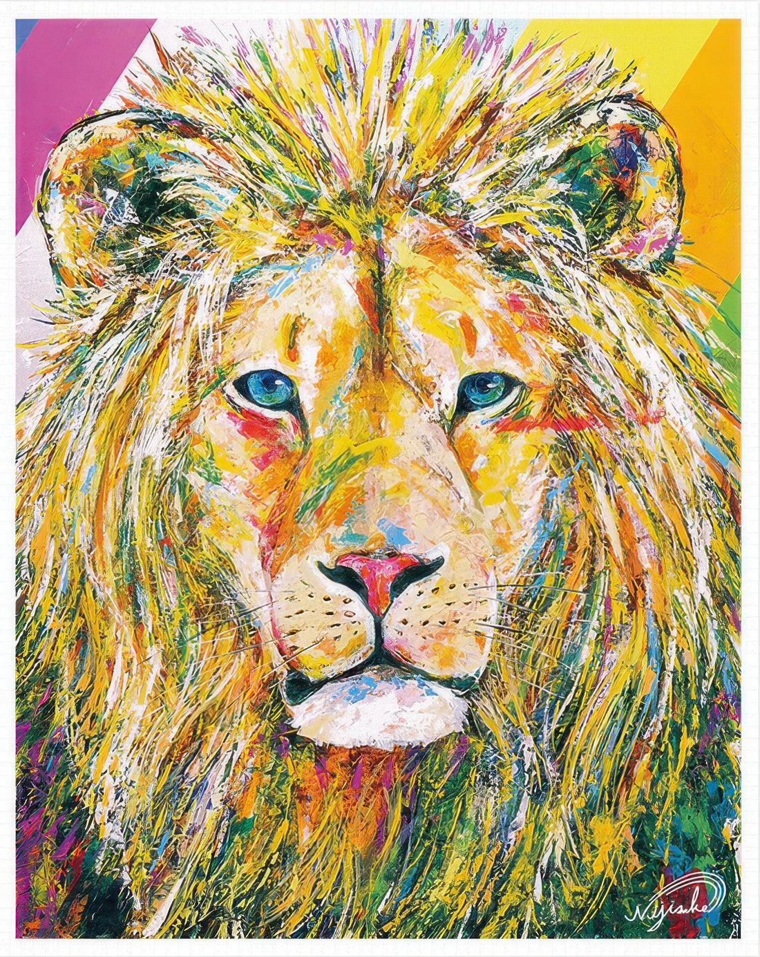 pintoo-h3194-45-kouki-doi---rising-star---lion-4500-pieces-jigsaw-puzzle