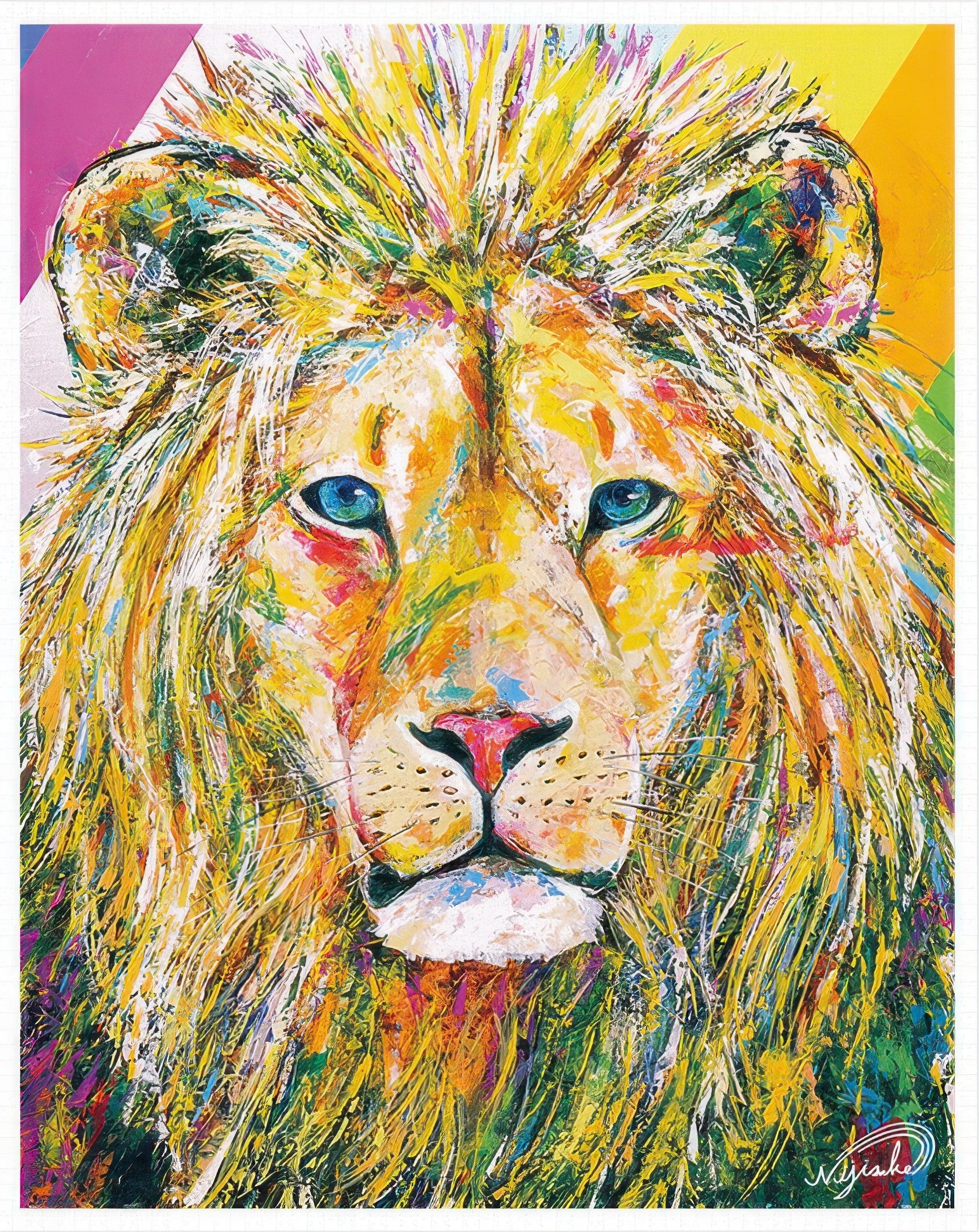 pintoo-h3194-45-kouki-doi---rising-star---lion-4500-pieces-jigsaw-puzzle