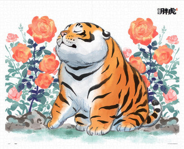 pintoo-h3358-20-i'm-not-fat-tiger---sniffing-the-rose-2000-pieces-jigsaw-puzzle