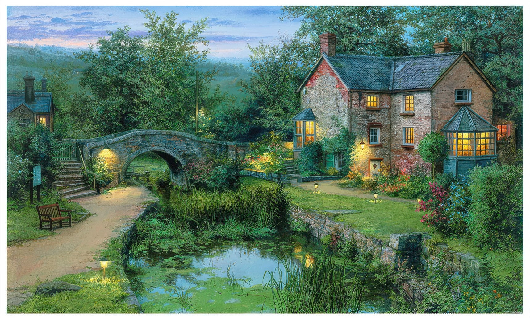 pintoo-h3402-evgeny-lushpin---old-house-by-the-pond-6000-pieces-jigsaw-puzzle