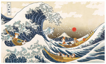 pintoo-h3404-nyangsongi---cat-river-wave-6000-pieces-jigsaw-puzzle