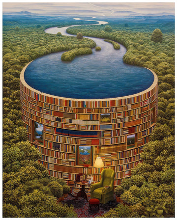 pintoo-h3406-jacek-yerka---the-library-8000-pieces-jigsaw-puzzle