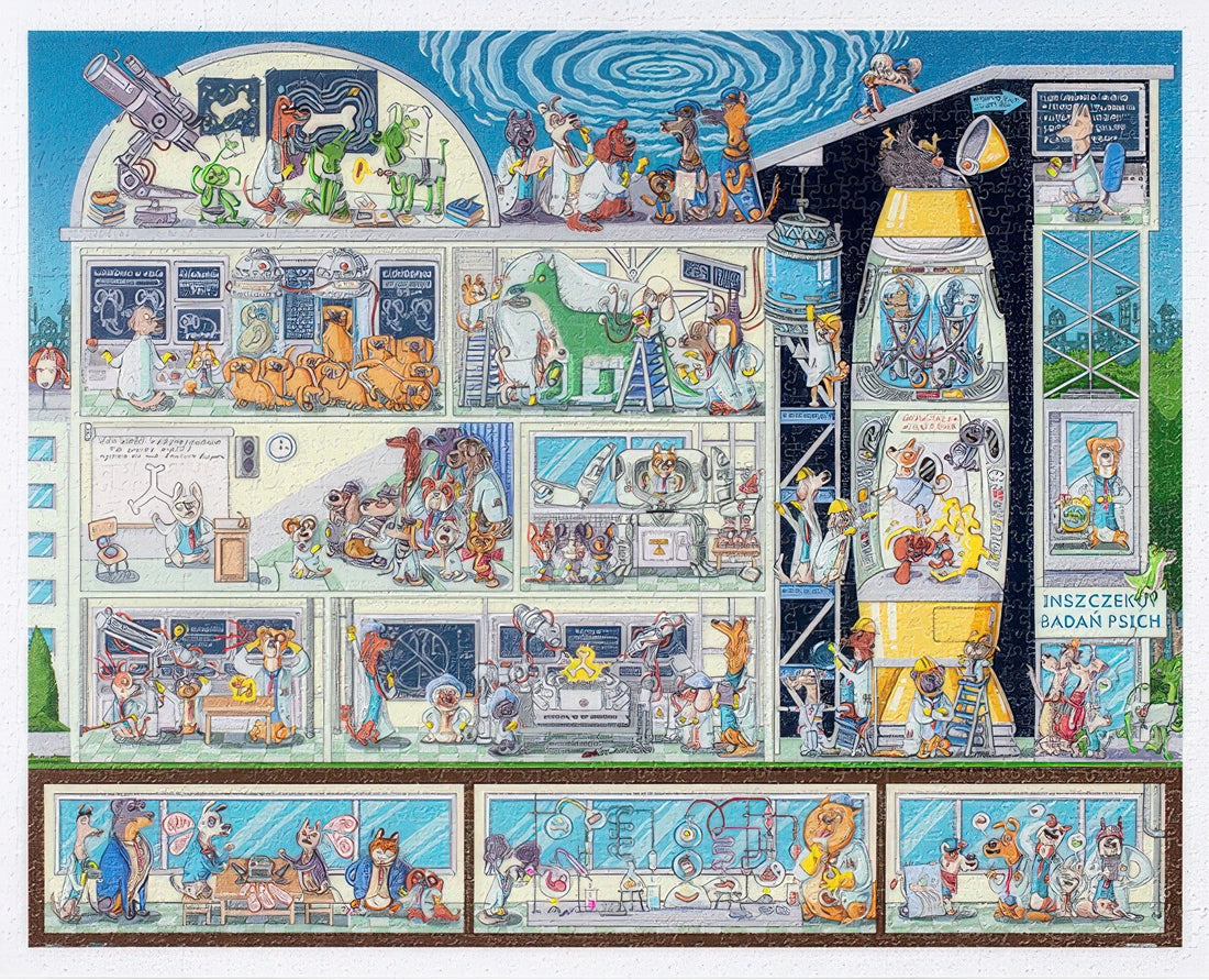 pintoo-h3662-nikola-kucharska---cat-city-picture-book-series---mystery-institute-2000-pieces-jigsaw-puzzle