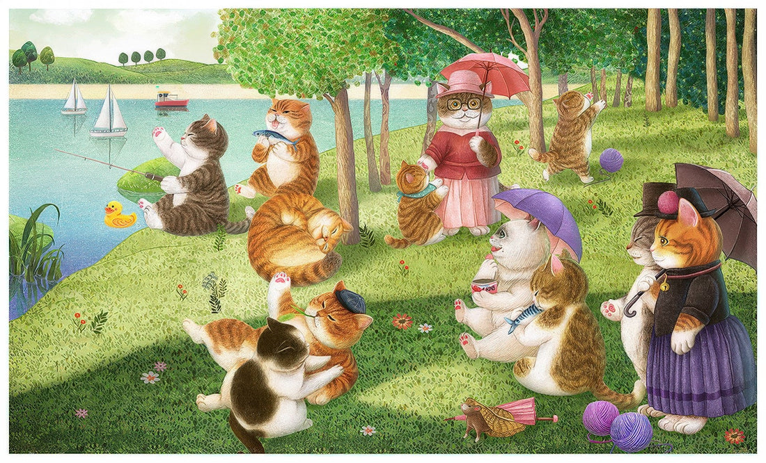 pintoo-h3685-nyangsongi---sunday-afternoon-on-cat-island-6000-pieces-jigsaw-puzzle