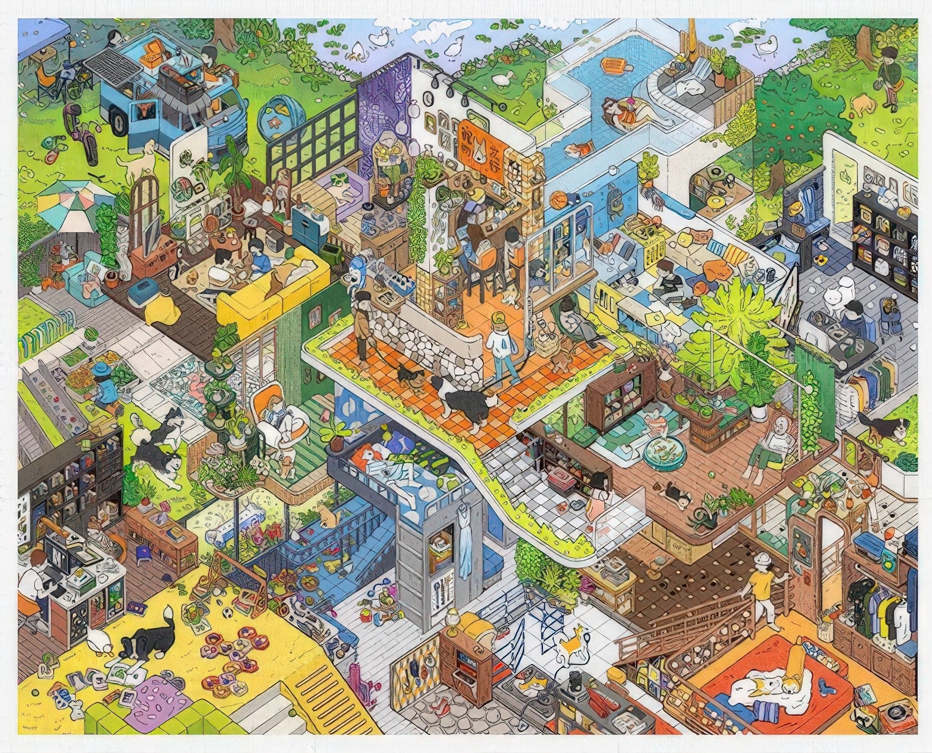 pintoo-h3820-45-dear-puppy-4500-pieces-jigsaw-puzzle