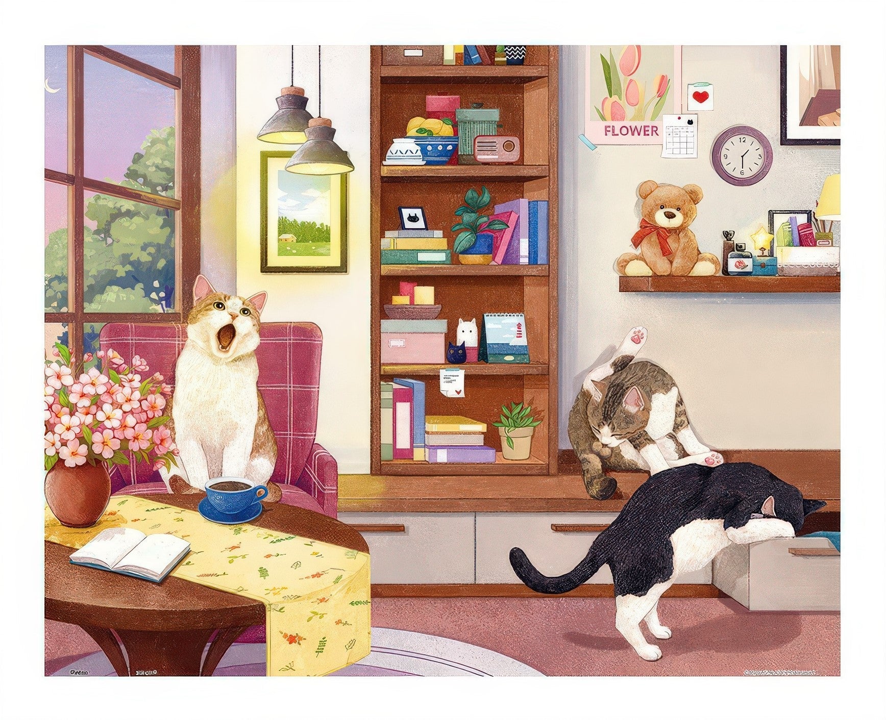 pintoo-h4084-song-ji-ae---daily-life-of-a-cat-in-the-sunset-500-pieces-jigsaw-puzzle