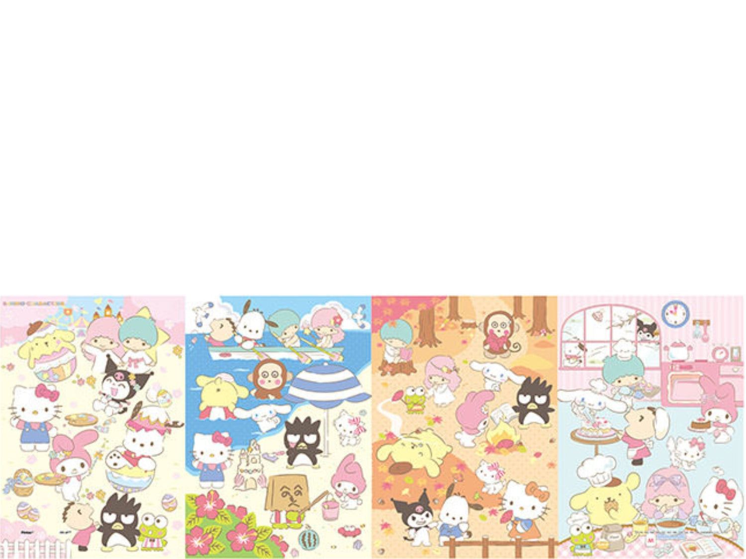 Pintoo • Sanrio • Four Seasons　384 MP　Plastic　Jigsaw Puzzle