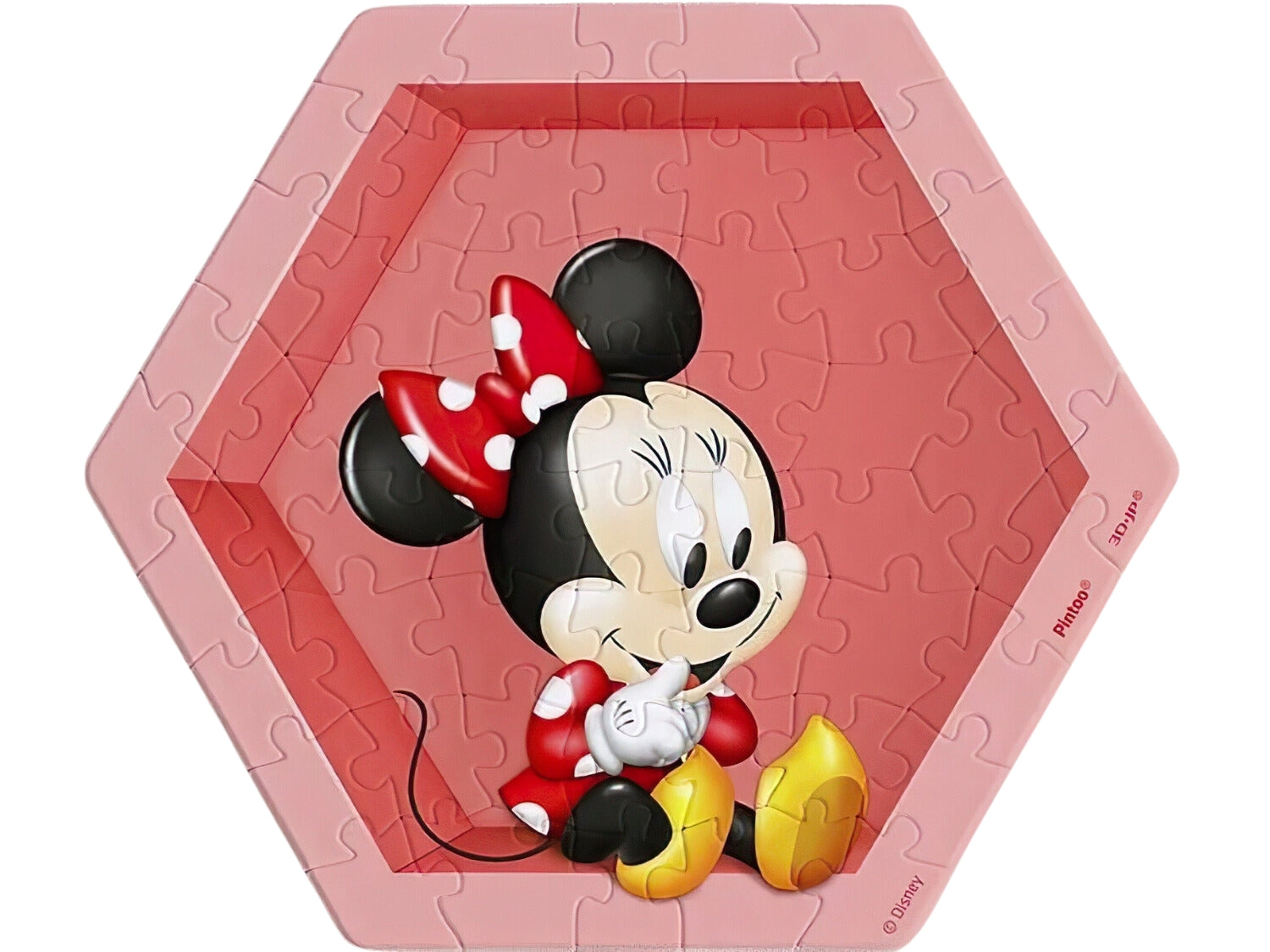 Pintoo • Minnie Mouse • Wall Tile / Minnie　56 PCS　Plastic　Jigsaw Puzzle