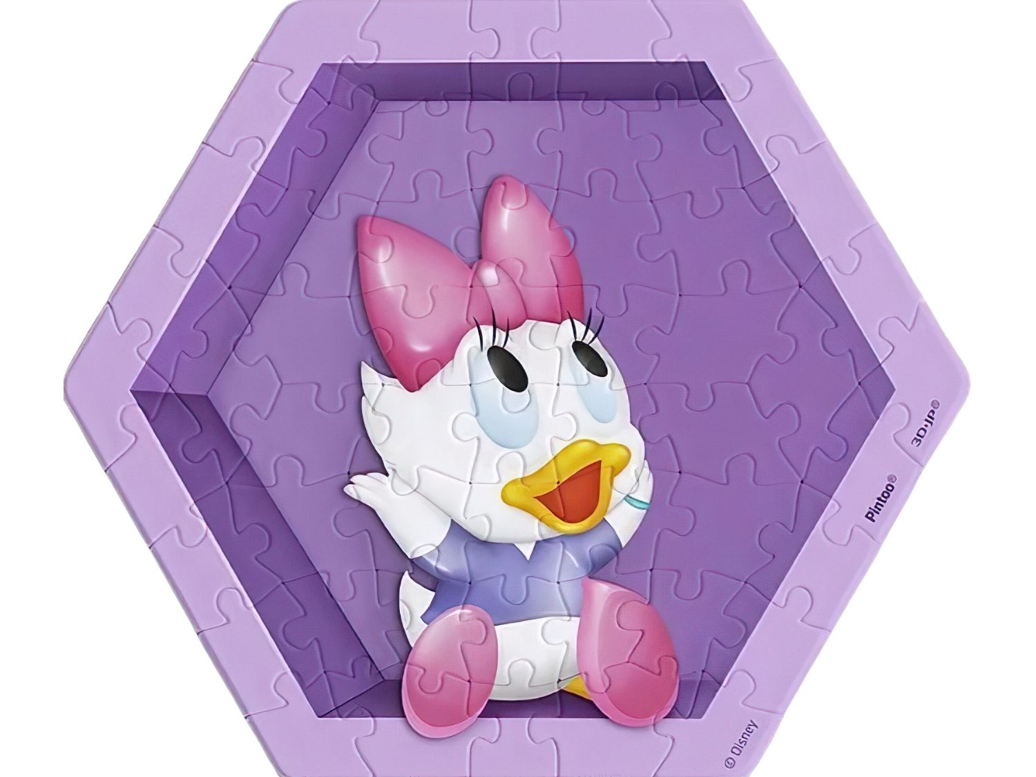 Pintoo • Wall Tile / Daisy Duck　56 PCS　Plastic　Jigsaw Puzzle