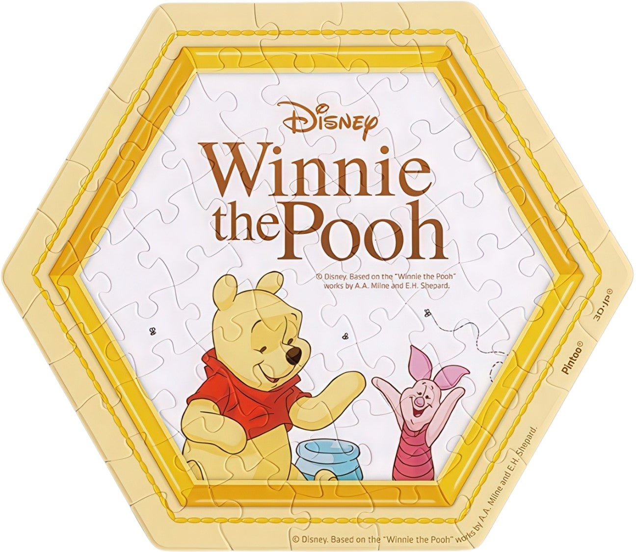 pintoo-hx1244-collection-painting---winnie-the-pooh-56-pieces-wall-tile-puzzle