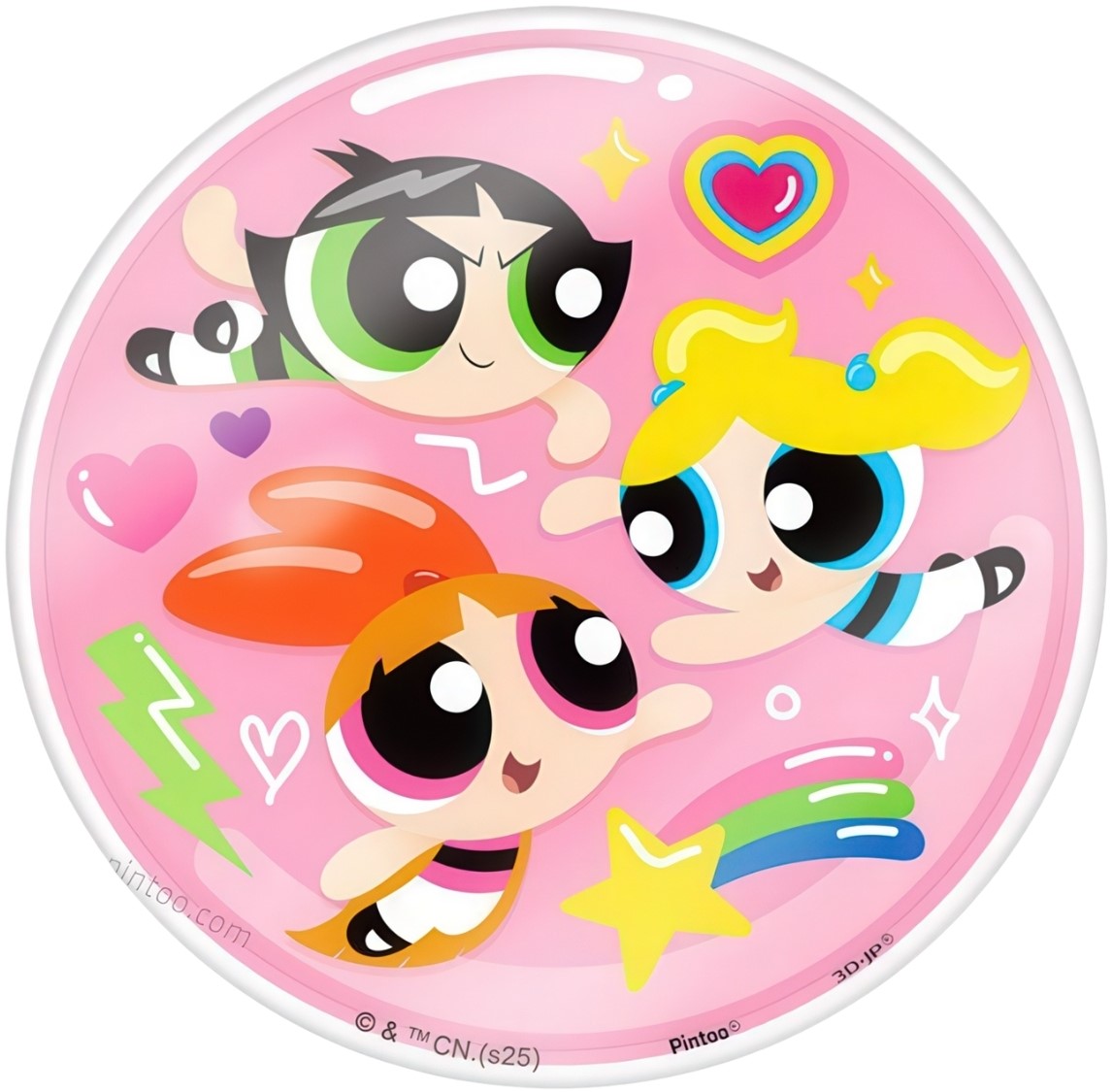 pintoo-pa1030-the-powerpuff-girls-series---the-powerpuff-girls-68-pieces-hand-mirror-puzzle