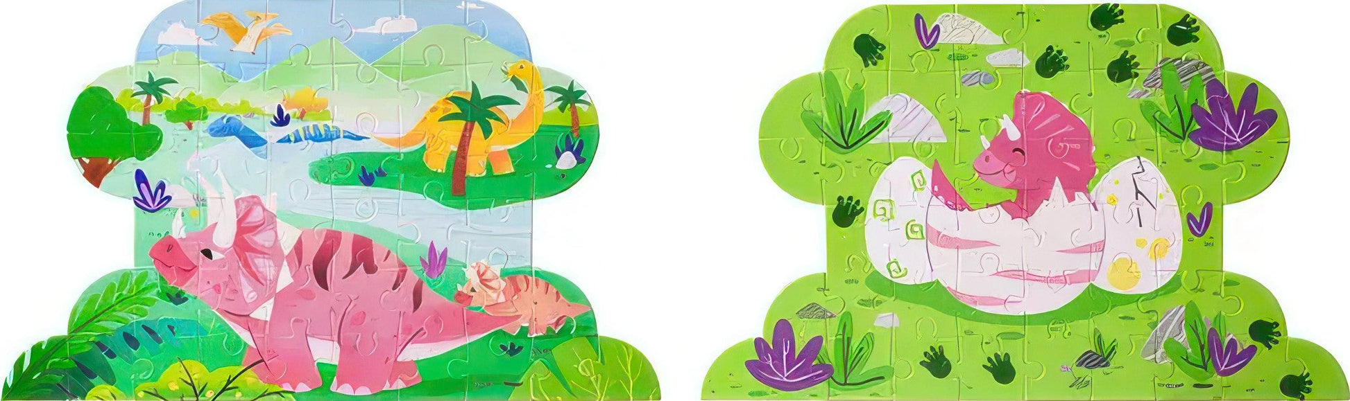 pintoo-t1092-jurassic-universe-exploration---jurassic-oasis-46-pieces-kids-puzzle