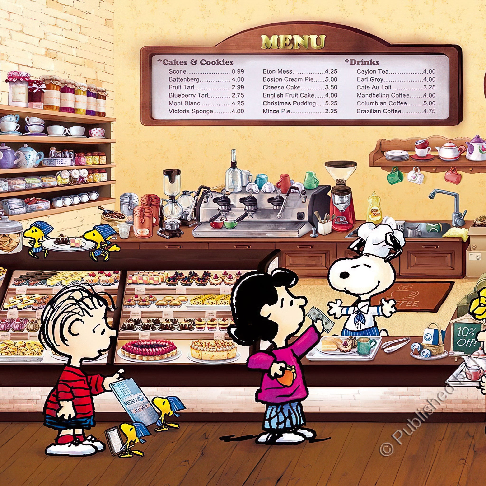 Renoir • Peanuts • Cake Shop　1008 PCS　Jigsaw Puzzle