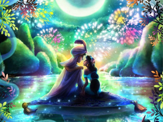 Tenyo • Aladdin • Silhouette Romance / Mutual Feelings　1000 PCS　Jigsaw Puzzle