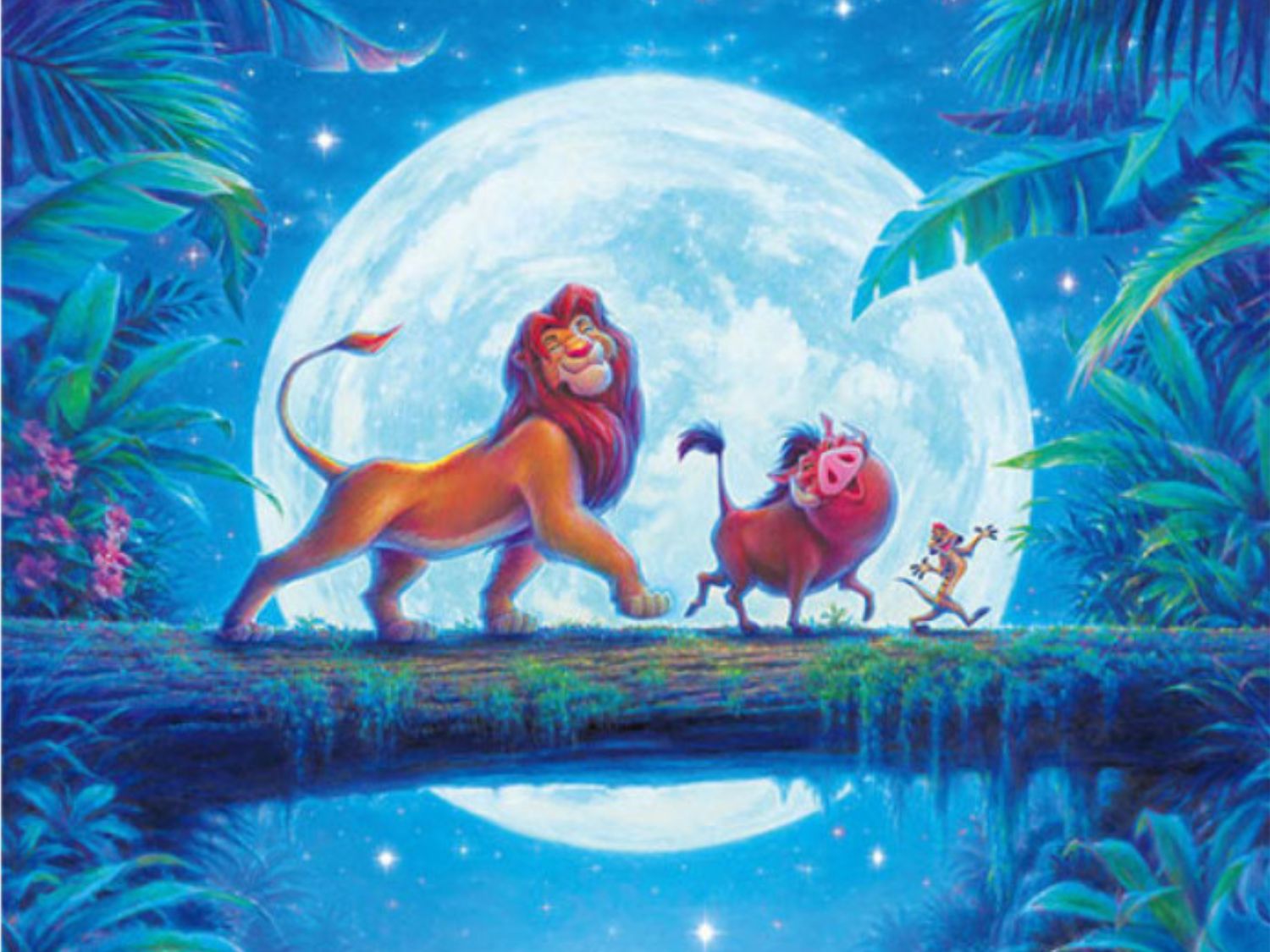 Tenyo • The Lion King • Moonlight Hakuna Matata　1000 PCS　Jigsaw Puzzle