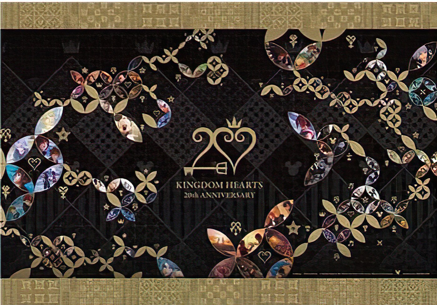 Tenyo • Kingdom Hearts 20th Anniversary Icon Pattern　1000 PCS　Jigsaw Puzzle