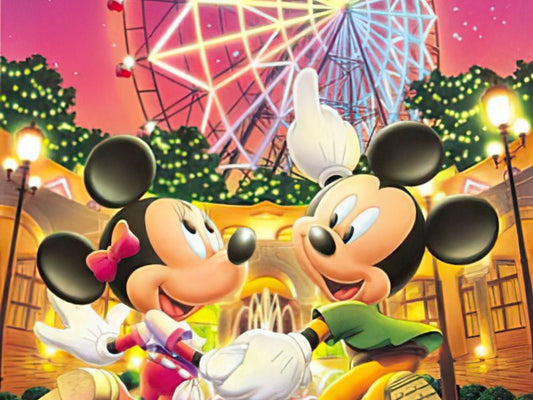 Tenyo • Mickey & Minnie • Fantasy Night　1000 PCS　Jigsaw Puzzle