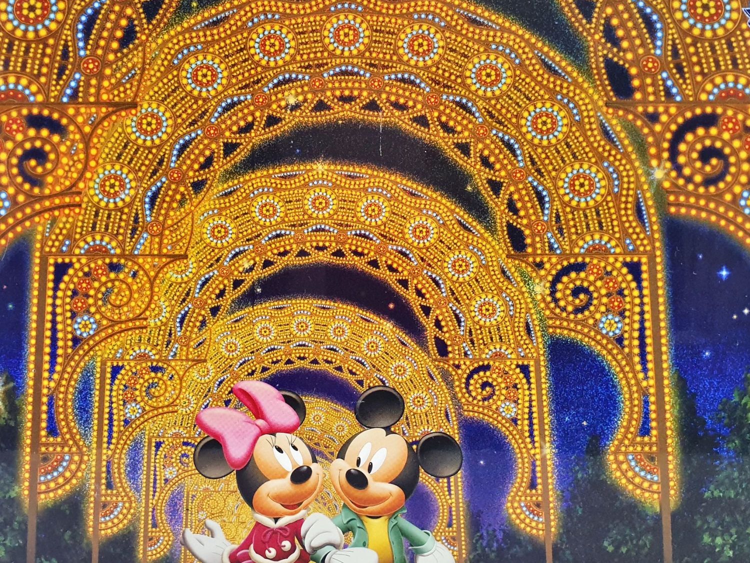 Tenyo • Mickey & Minnie • Fantastic Illumination　1000 PCS　Jigsaw Puzzle