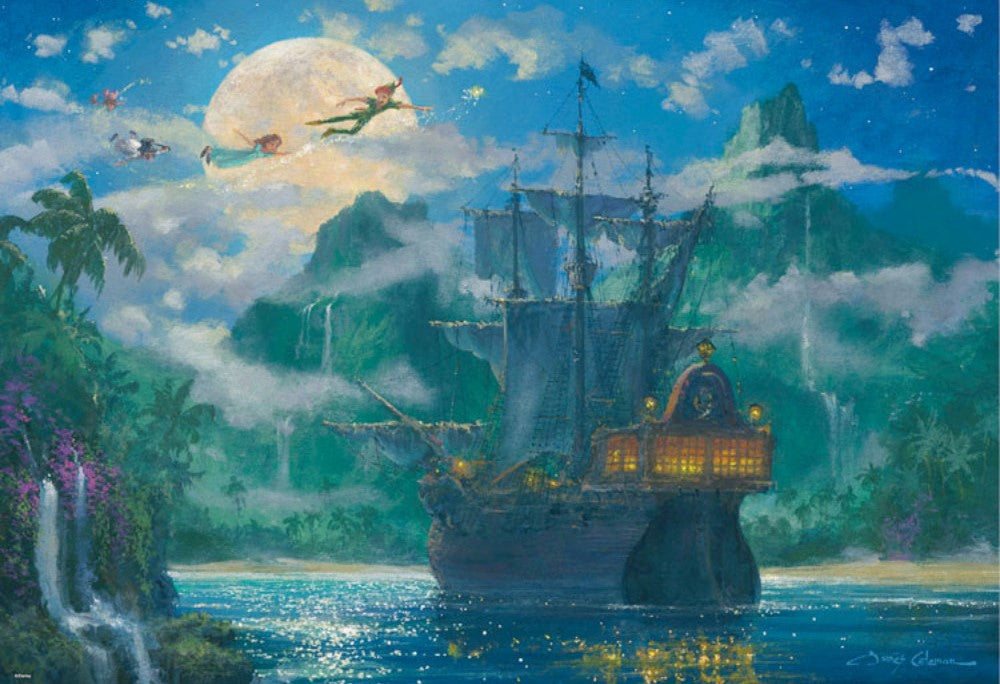 Tenyo • Peter Pan • Moonrise Over Pirates Cove　1000 PCS　Jigsaw Puzzle