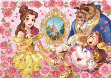 tenyo-d-200-907-rose-memory-(beauty-and-the-beast)-200-pieces-photo-frame-puzzle