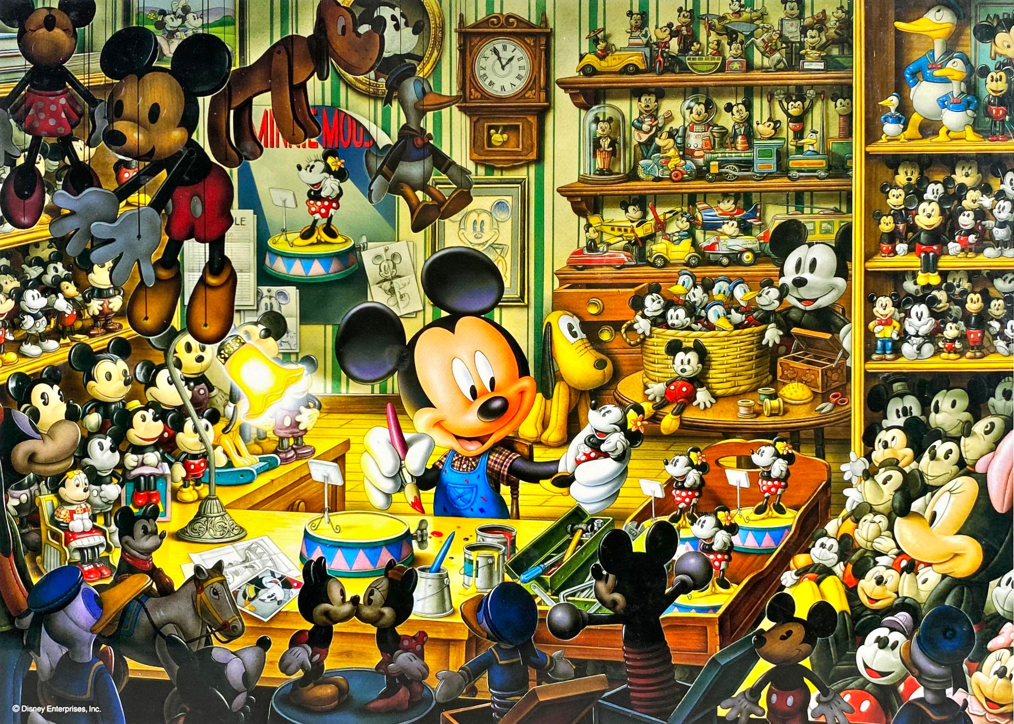 Tenyo • Mickey Mouse • Mickey's Toy Workshop　2000 PCS　Jigsaw Puzzle