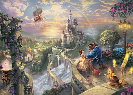 Tenyo • Beauty and the Beast Falling in Love　2000 PCS　Jigsaw Puzzle