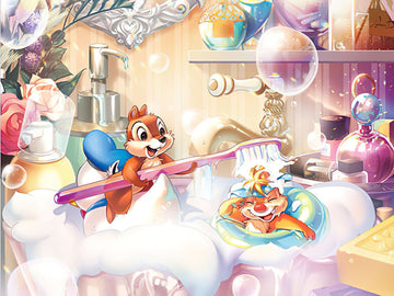 Tenyo • Chip & Dale • Messy Bath Time　300 PCS　Jigsaw Puzzle