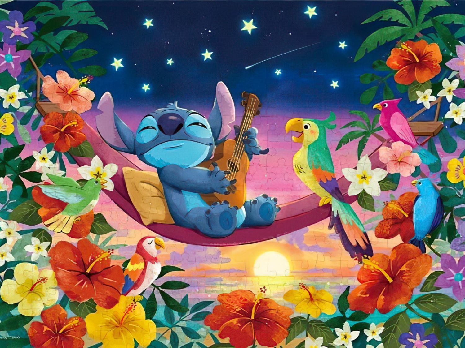 Tenyo • Lilo & Stitch • Southern Island Exploration　300 PCS　Jigsaw Puzzle