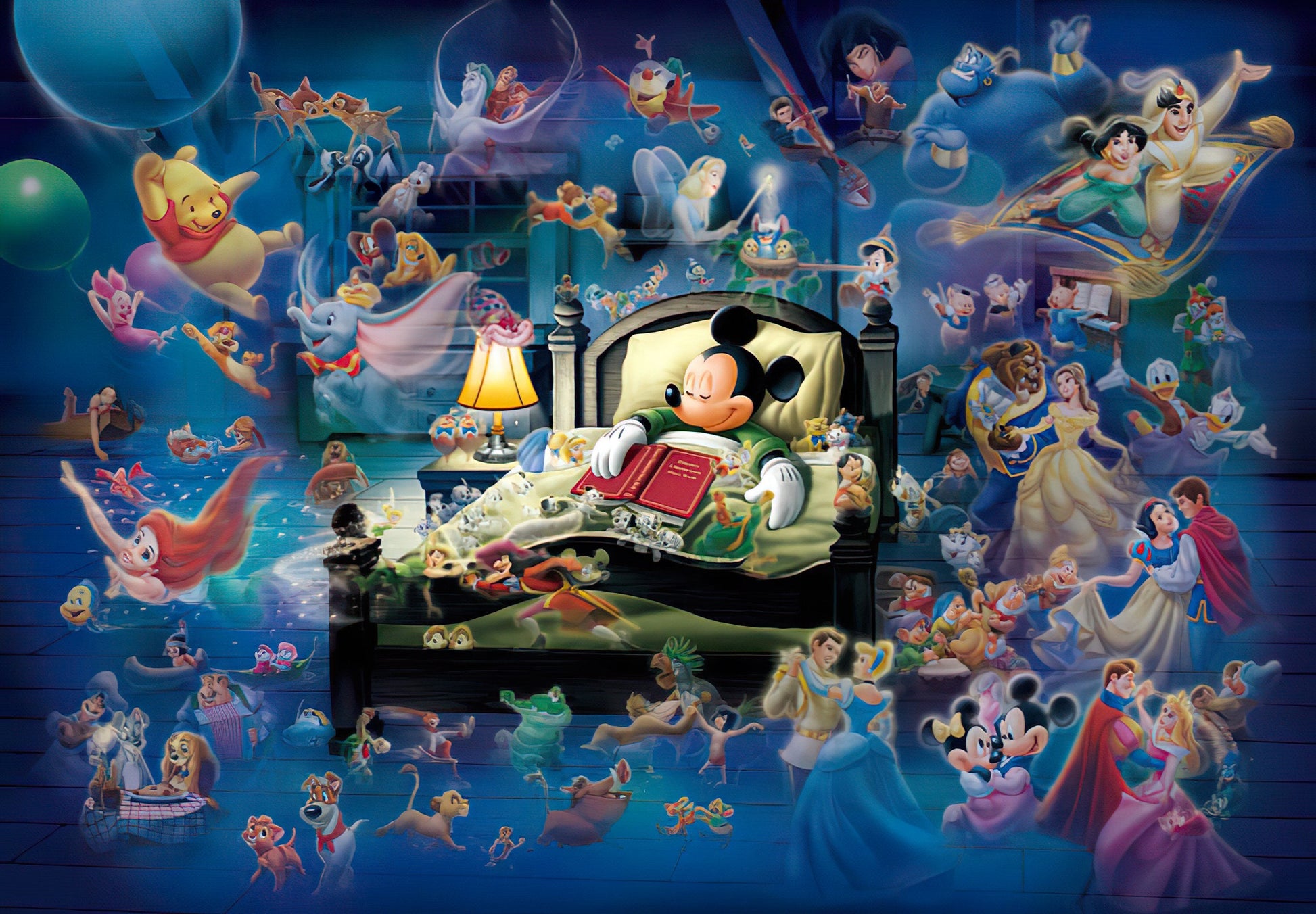 Tenyo • Disney • Mickey's Dream Fantasy　500 PCS　Jigsaw Puzzle