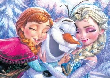 tenyo-d-500-467-anna,-elsa-&-olaf-500-pieces-jigsaw-puzzle
