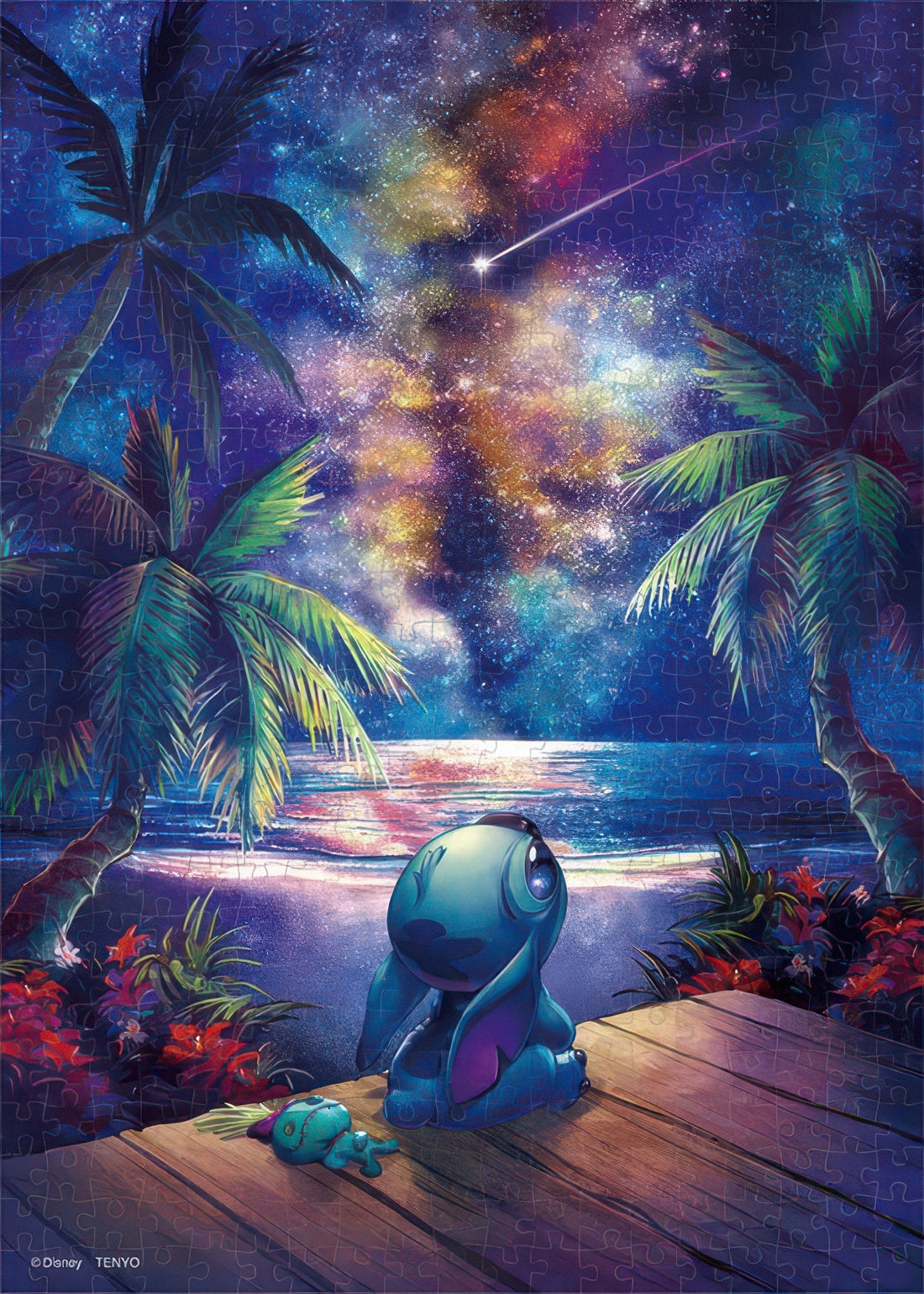 tenyo-d-500-673-thinking-of-the-starry-sky-(lilo-&-stitch)-500-pieces-jigsaw-puzzle