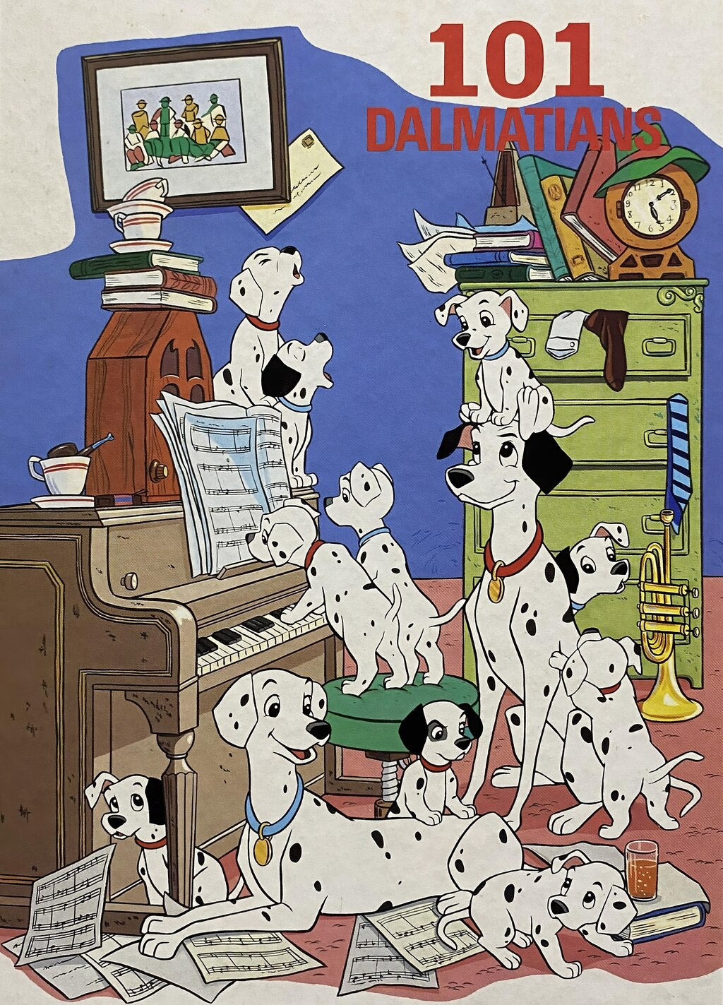 Tenyo • 101 Dalmatians Home Concert　500 PCS　Jigsaw Puzzle