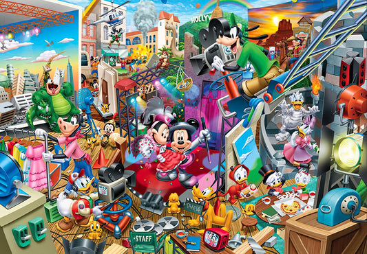 Tenyo • Mickey & Friends • Mickey's Movie Studio　2000 PCS　Jigsaw Puzzle