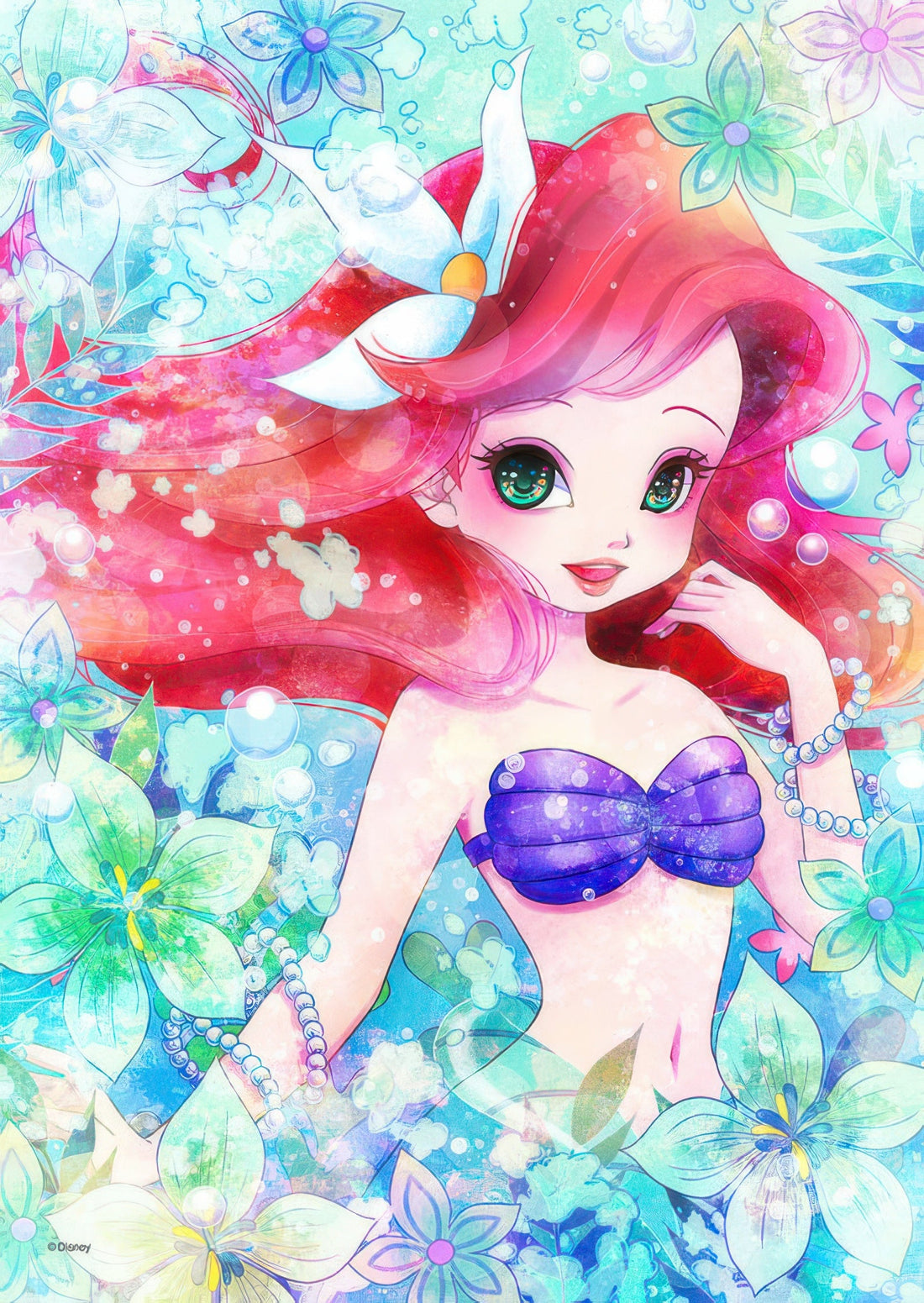 tenyo-dpg-266-578-cutie-eyes-(ariel)-266-pieces-jigsaw-puzzle