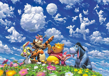 Tenyo • Winnie the Pooh • Fantasies in the Azure Sky　500 PCS　Plastic　Jigsaw Puzzle