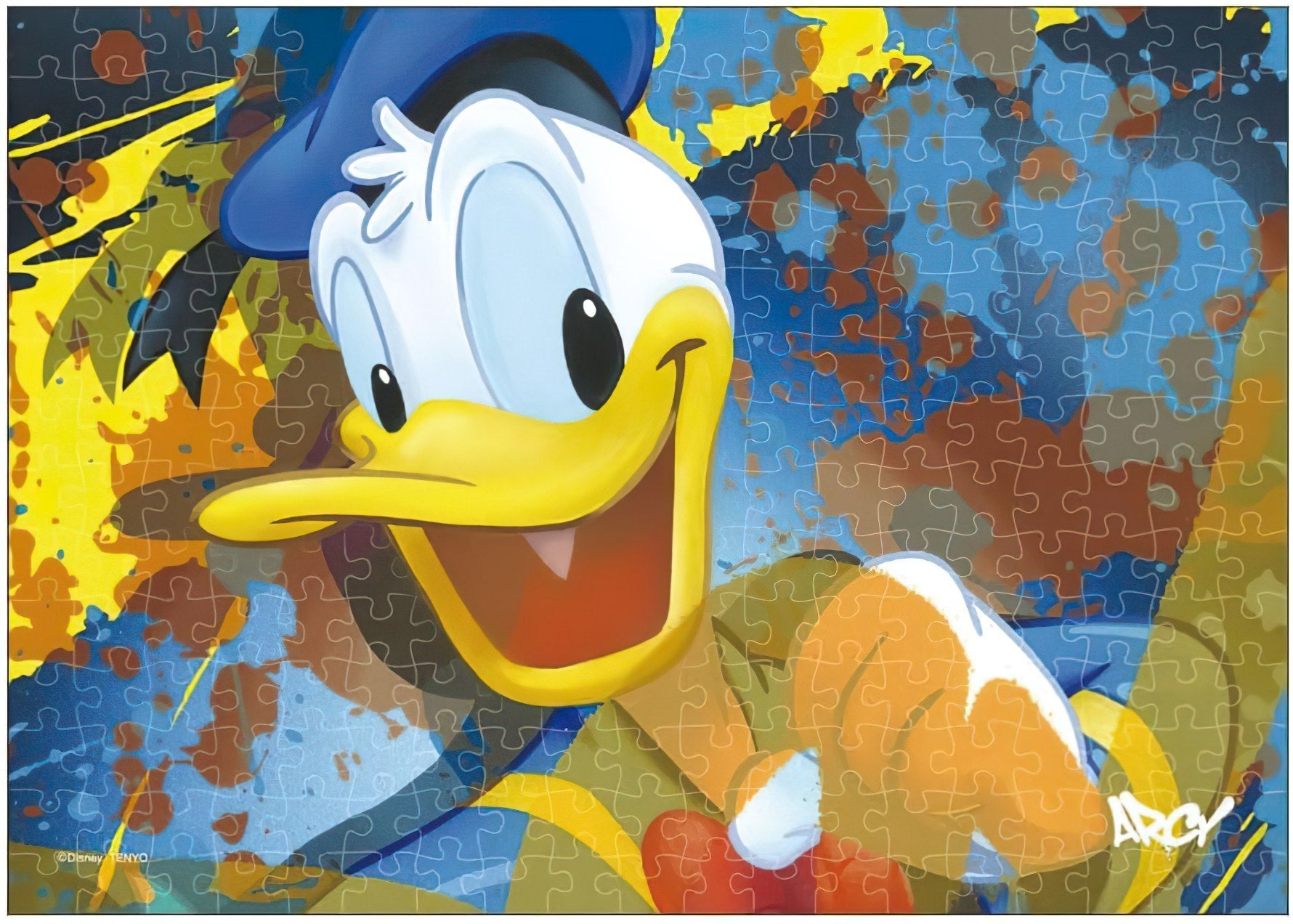 Tenyo • Donald Duck　266 PCS　Crystal　Jigsaw Puzzle