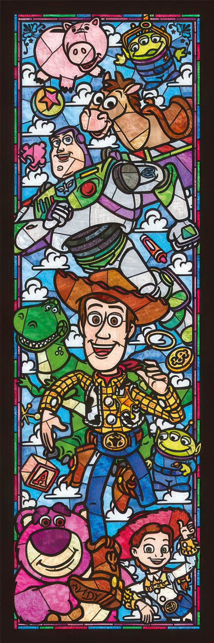 tenyo-dsg-456-719-toy-story-stained-glass-456-pieces-jigsaw-puzzle