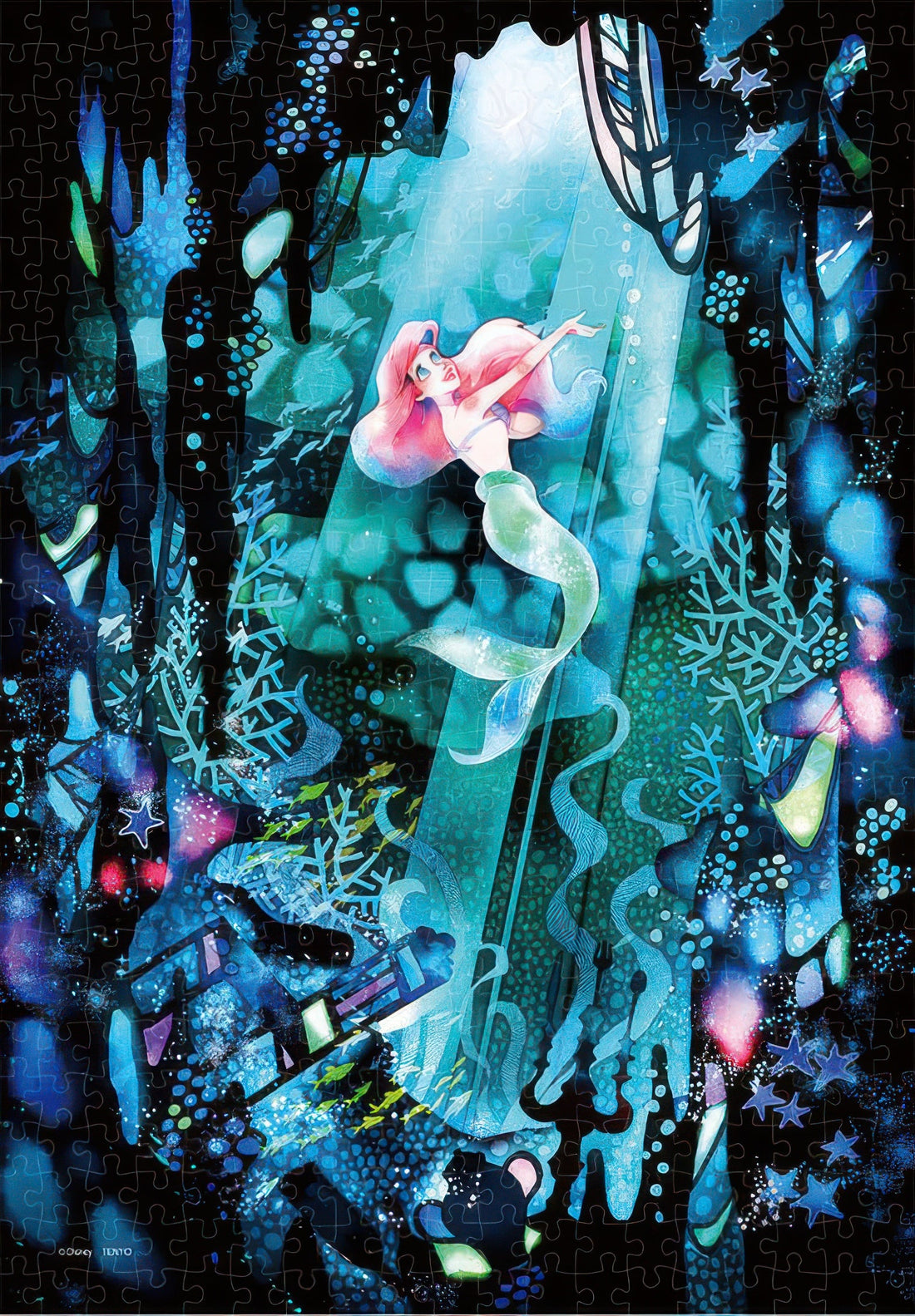 tenyo-dsg-500-624-i'm-sure-it's-a-wonderful-place...-(the-little-mermaid)-500-pieces-jigsaw-puzzle