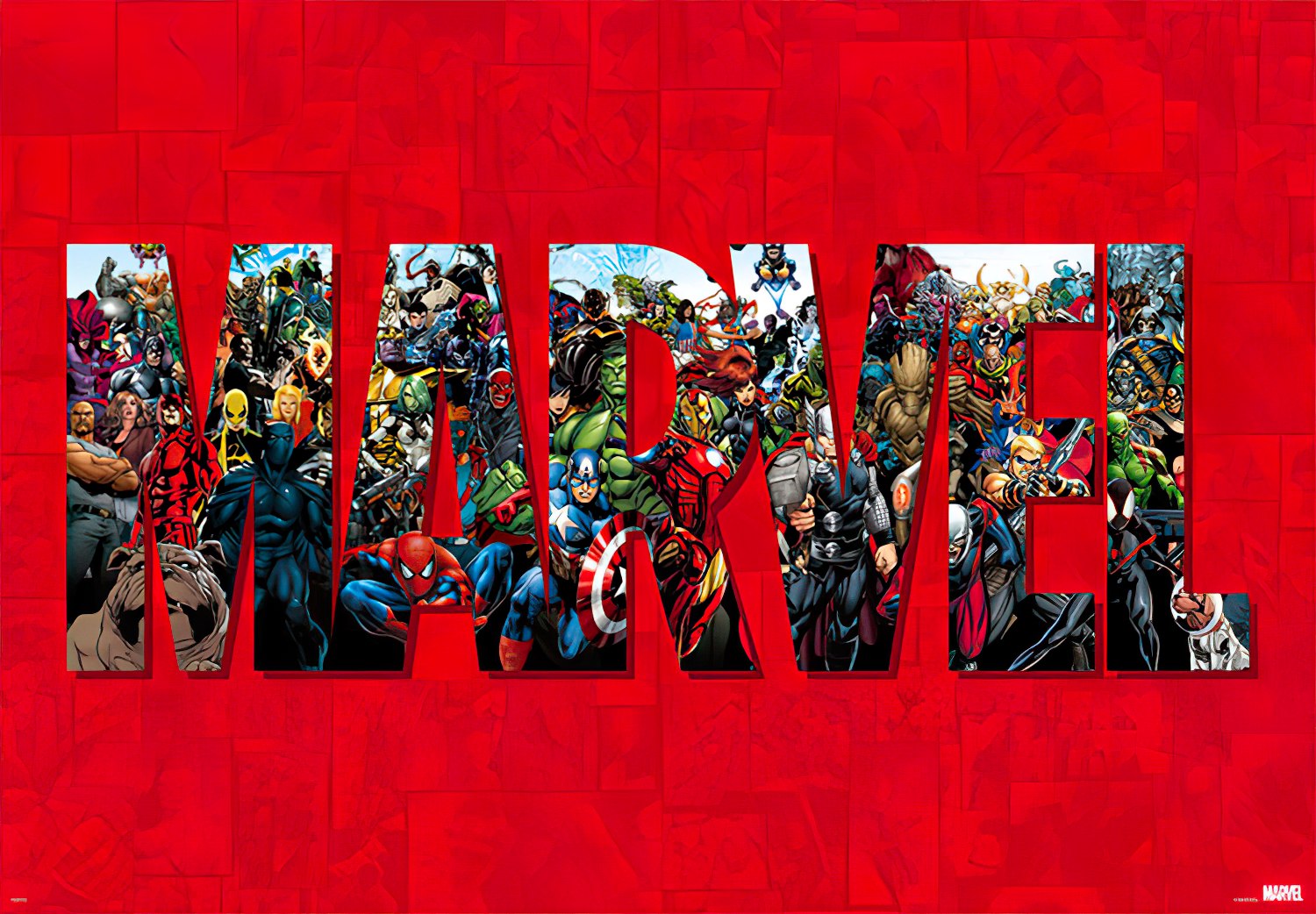 Tenyo • Marvel • All Characters　1000 PCS　Jigsaw Puzzle