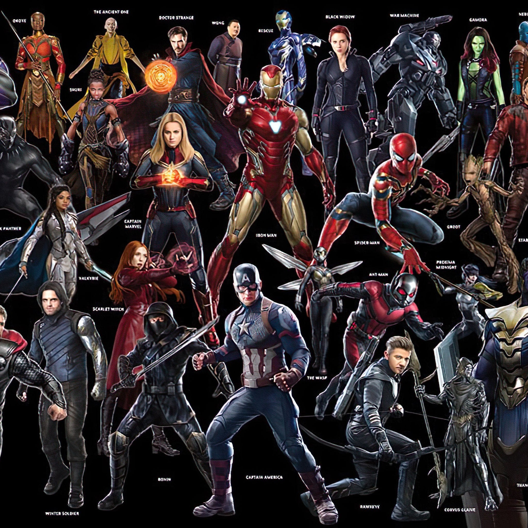 Tenyo • Marvel Great Characters　1000 PCS　Jigsaw Puzzle