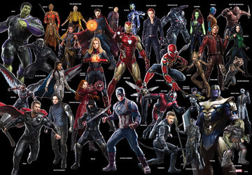 Tenyo • Marvel Great Characters　1000 PCS　Jigsaw Puzzle