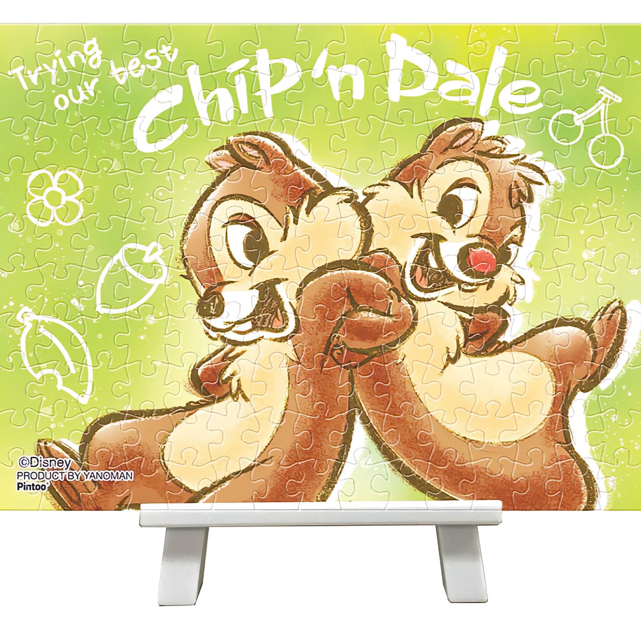 Yanoman • Chip & Dale / Best Friends　150 PCS　Plastic　Jigsaw Puzzle