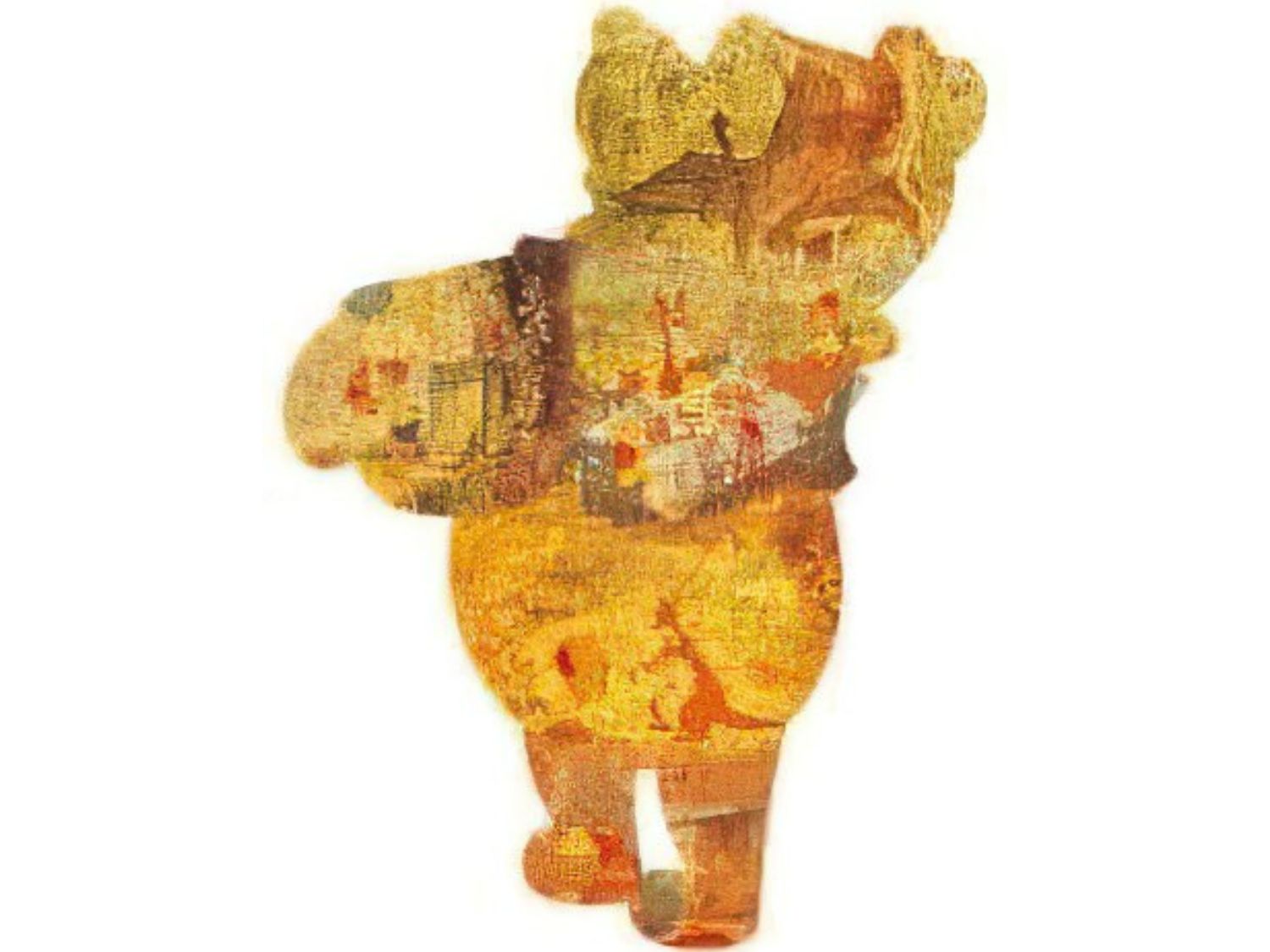 Yanoman • Winnie the Pooh • Silhouette / Pooh　266 PCS　Jigsaw Puzzle