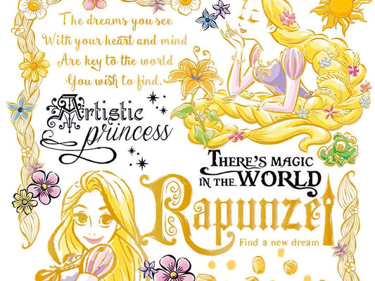 Yanoman • Colorful Gold / Rapunzel　300 PCS　Jigsaw Puzzle