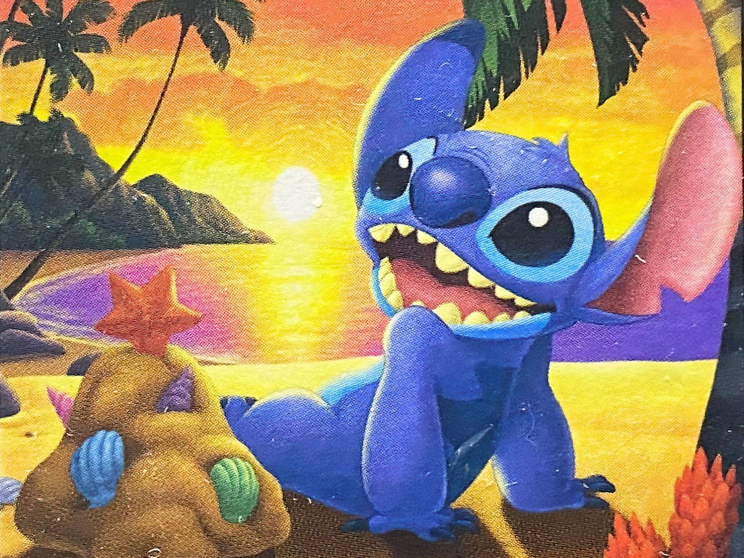 Yanoman • Lilo & Stitch • Sunset Beach　204 PCS　Jigsaw Puzzle